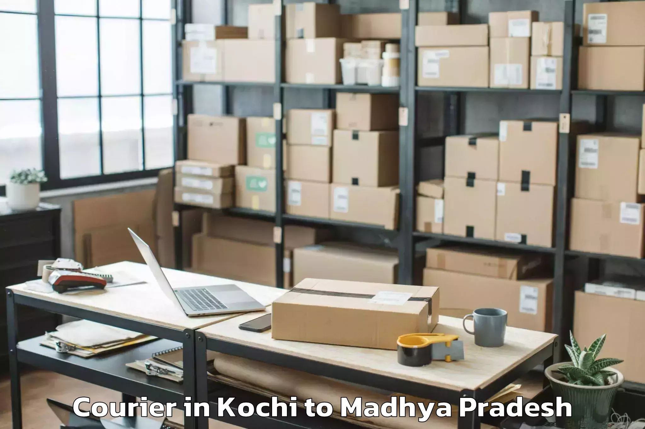 Quality Kochi to Basoda Courier